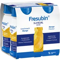 Fresubin 3.2 Kcal Drink Mango 4x125 ml Drinkbare oplossing