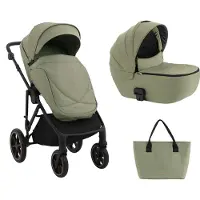 Kikkaboo Thea 2024 2 In 1 Baby Stroller With Carrycot Groen Kinderen