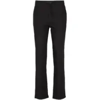 KnowledgeCotton Apparel Broek Men Fig Loose Linen Black Jet-XL