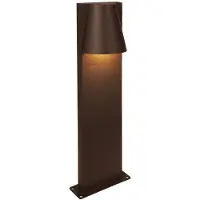 VIOKEF Sokkellamp buiten Lorka, zwart, metaal, Modern, Sokkellamp