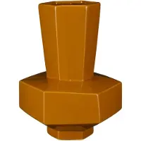 Huismerk Mica Decorations Vaas Geometric Oker - 33 cm hoog