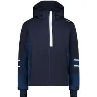 CMP Zip Hood Heren Wintersportjas Black Blue 54