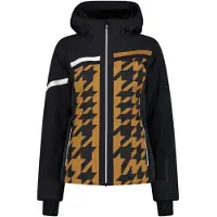 CMP Zip Hood Wintersportjas Dames Avena-Nero D40