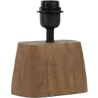 Light & Living Lampvoet 16x10x21 cm KARDAN hout mat bruin