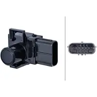 Hella Sensor, achteruitrijhulp 6PX358 270-011