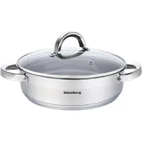 Klausberg platte pot met deksel 28cm 7948