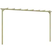 vidaXL Pergola 360x200x60 cm geïmpregneerd grenenhout