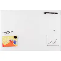 Naga Glassboard 40x60cm Wit
