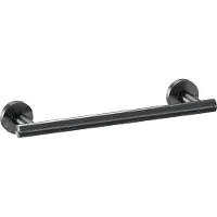 Brauer Handdoekrek 30cm gunmetal geborsteld PVD