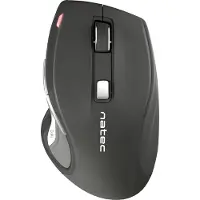 Natec JAGUAR (Draadloze), Muis, Zwart