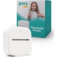 Pora&co Mini thermische fotoprinter voor smartphone, licht groen