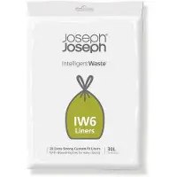 Joseph & Joseph Vuilniszakken 20 stuks, 30 L transparant