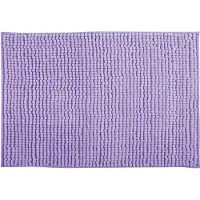 MSV Badkamerkleed/badmat tapijtje voor op de vloer - lila paars - 40 x 60 cm - Microvezel - Badmatjes
