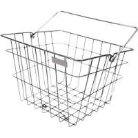 Steco draadmand vintage staal chroom