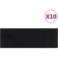 vidaXL Trapmatten 10 st 25x75 cm rubber