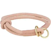 Trixie halsband hond soft half-slip roze/lichtroze 55x1 cm
