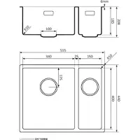 Lorreine 3415BQ-FU Plug Zwart