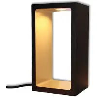 Artdelight Tafellamp Corridor H 18 cm B 10 cm zwart-mat goud