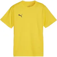 Puma Trainingsshirt teamGOAL - Faster Yellow/Zwart Kids