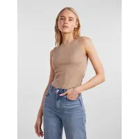 Pieces Neja Sleeveless Body Beige XL Vrouw