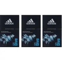 Adidas Ice Dive - Eau de toilette - 3 x 100 ml