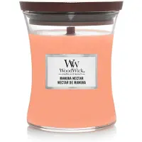 Woodwick Hourglass Medium Geurkaars - Manuka Nectar - 60 branduren
