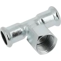 Bonfix M-press C-staal T-stuk 35 x 1/2" bi.dr. x 35 mm