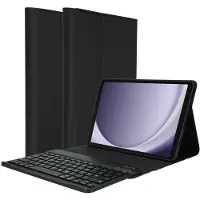 Accezz Bluetooth Keyboard Bookcase voor de Samsung Galaxy Tab A9 8.7 inch - QWERTY / NL - Zwart