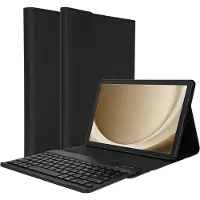 Accezz Bluetooth Keyboard Bookcase voor de Samsung Galaxy Tab A9 Plus - QWERTY / NL - Zwart