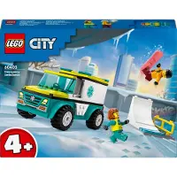 LEGO 60403 City Vehicle Ambulance En Snowboarder