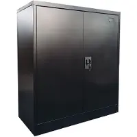Ivol Archiefkast - 90x100 cm - Zwart - Met draaideur