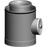 Ubbink Inspectiestuk Clv - Ø160/250 - Pptl/metaal