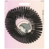 Zenner Diadeem Zig Zag Zwart 2 stuks