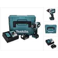 Makita DTW 701 RT1J accu slagmoersleutel 18 V 700 Nm 1/2" XPT Borstelloos + 1x oplaadbare accu 5.0 Ah + lader + Makpac