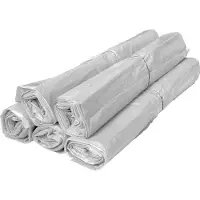 123schoon Afvalzakken transparant 70 liter 58x100cm T23 HDPE transparant | Doos 500 stuks | Doorzichtige vuilniszakken
