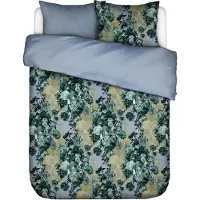Essenza Dekbedovertrek Leila Chambray Blue Satijn-240 x 200 / 220 cm | Lits-Jumeaux