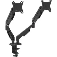 Sans marque Alora Dubbele Monitorarm DuoMount 13-32 inch - Monitorbeugel 2 Schermen - Muurbeugel - Monitorbeugels - Muurbeugel Monitor