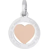 Ixxxi -Jewelry-Heart 22mm-Rosé goud-dames-Hanger-One size
