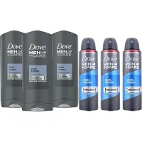 Dove Men + Care Cool Fresh SET - Douchegel + Deo Spray - 3 + 3