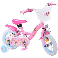 Volare Disney Princess Kinderfiets - Meisjes - 12 inch - Roze - Twee Handremmen