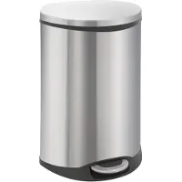 EKO Shell Bin 50 Liter Mat RVS