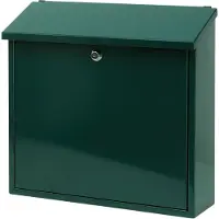 V-Part - Wandbrievenbus Malagan - Galvanized steel Powder Coated - groen - Brievenbus