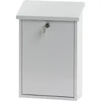 V-Part - Wandbrievenbus Toledon - Galvanized steel Powder Coated - wit - Brievenbus