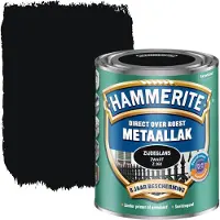 Hammerite Metaallak Zwart Z260 Zijdeglans 750ml