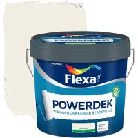 Flexa Powerdek latex RAL 9010 gebroken wit mat 5 liter