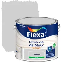 Flexa Strak op de muur licht grijs mat 2,5 liter