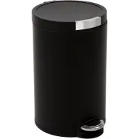 EKO Pedaalemmer Artistic zwart mat 20 l