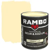 Rambo Pantserlak Deur&Kozijn Hoogglans Dekkend Crèmewit 1110 750 ML