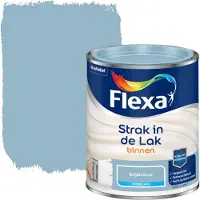 Flexa Strak in de lak grijsblauw zijdeglans 750 ml