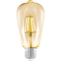 Eglo - Ledlamp - E27 - 220 Lm - ST64 Rustique - Amber 2200K - E27 - Grote Fitting